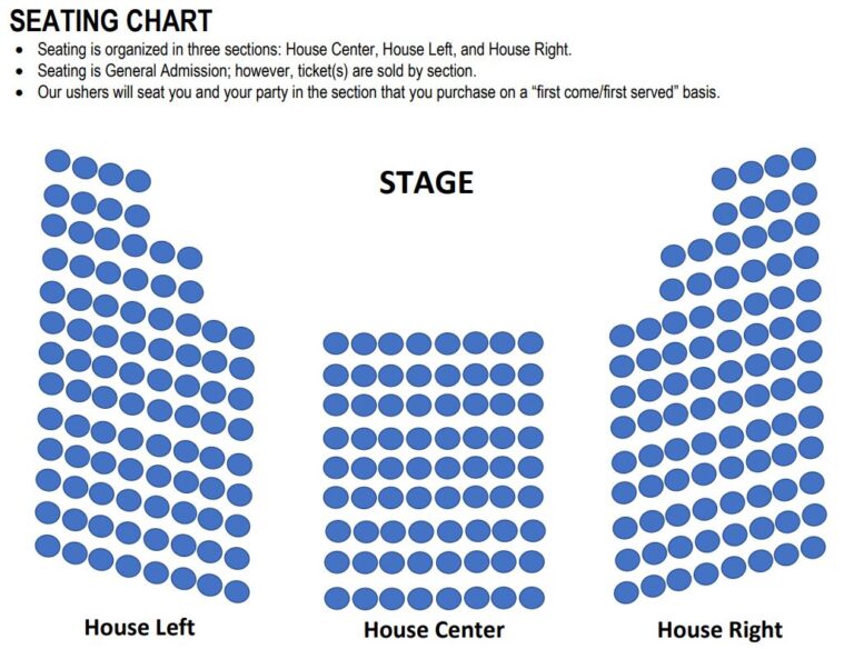 Freedom Hall Seating Chart - Johnson City Community Theatre